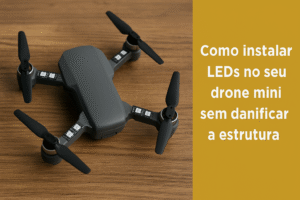 Como instalar LEDs no seu drone mini sem danificar a estrutura