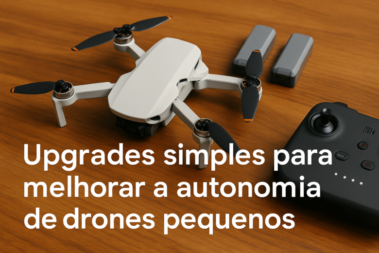 Upgrades simples para melhorar a autonomia de drones pequenos