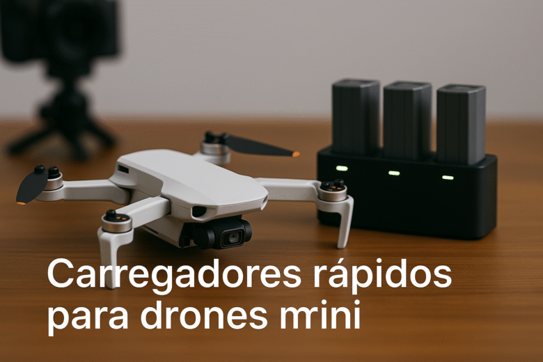 Qual o melhor carregador rápido para baterias de drones mini?